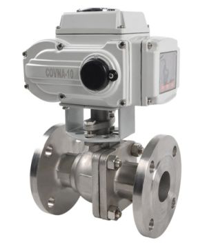 2 way flange electric ball valve