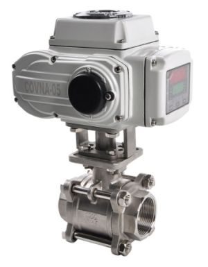 3 pcs thread electric ball valve
