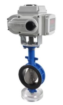Wafer type electric butterfly valve
